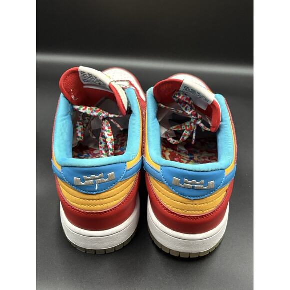 NIKE MEN DUNK LOW FRUITY PEBBLE RED/LASER BLUE/WHITE sz 10 DH8009-600 main image 14